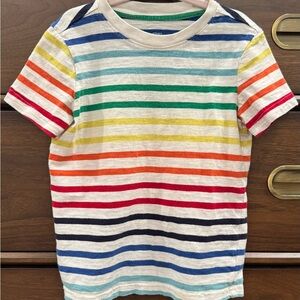 Primary Multicolor Striped Kids Tee 2EA sold together at $10
